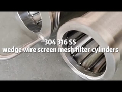 Filterk Anti corrosione S316 cartuccia di filo a cuneo FITO auto-pulita per macinazione a zircone