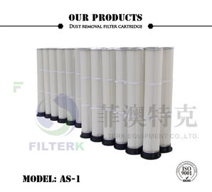 Sacchetti filtro pieghettati modellati unità di elaborazione di PTFE, sacchetti filtro del depolverizzatore di 2000mm * di 153 