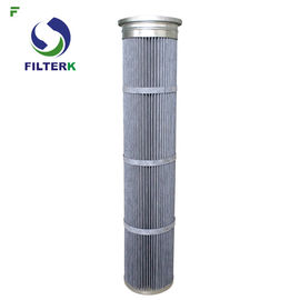 Flusso d'aria del filtrante industriale della polvere della cima del silo di cemento alto con il rivestimento di PTFE
