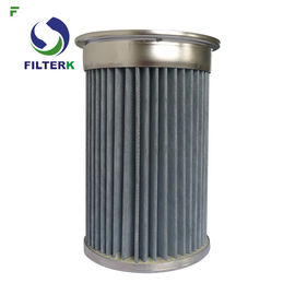 Replacment 0112310 Piab ha pieghettato l'elemento filtrante della cartuccia per il materiale del poliestere PTFE dei trasportatori di vuoto