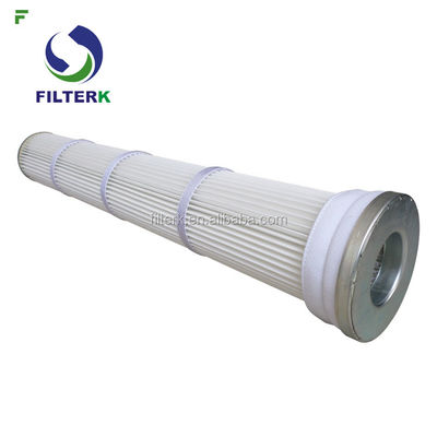Filtro a getto di impulso in poliestere piatto 178 mm x 1000 mm 99,99% Efficienza