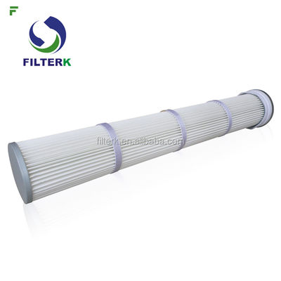 Filtro a getto di impulso in poliestere piatto 178 mm x 1000 mm 99,99% Efficienza
