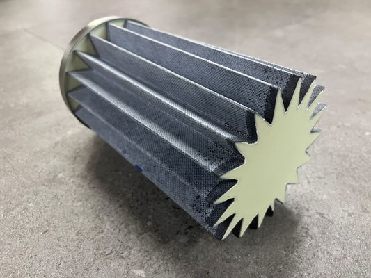 Replacement VOLKMANN 104045 Vacuum Conveyor Filter Element with 99% Efficiency and 0.01 Micron Porosity