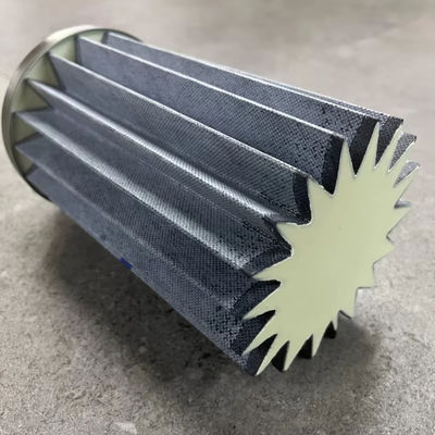 99% Efficiency 0.01 Micron Porosity 115*65*200mm Volkmann Replacement Vacuum Conveyor Filter Element Cartridge Filter