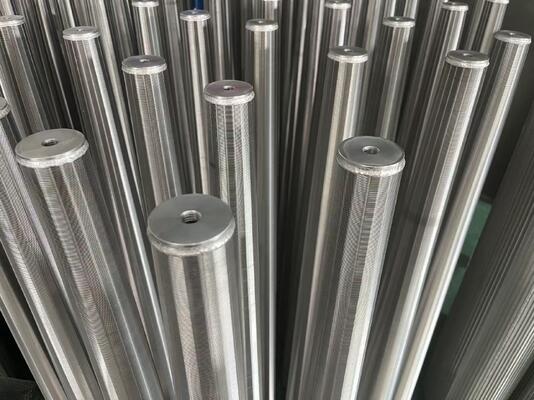 Elemento filtrante a filo a cuneo compatibile con filtro autopulente automatico HYDAC AutoFilt RF3