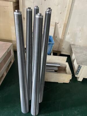 Elemento filtrante a filo a cuneo compatibile con filtro autopulente automatico HYDAC AutoFilt RF3