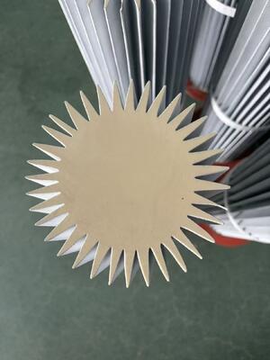 Cartuccia filtro in metallo pieghettato con montaggio a flangia in acciaio inossidabile, riutilizzabile, lavabile, elemento filtrante industriale piegato