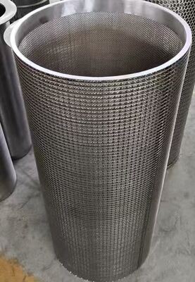 Stretto di filo a cuneo elemento 50 micron sostituzione Amiad CTF-E100-L8 410x871 per filtrazione dell'acqua